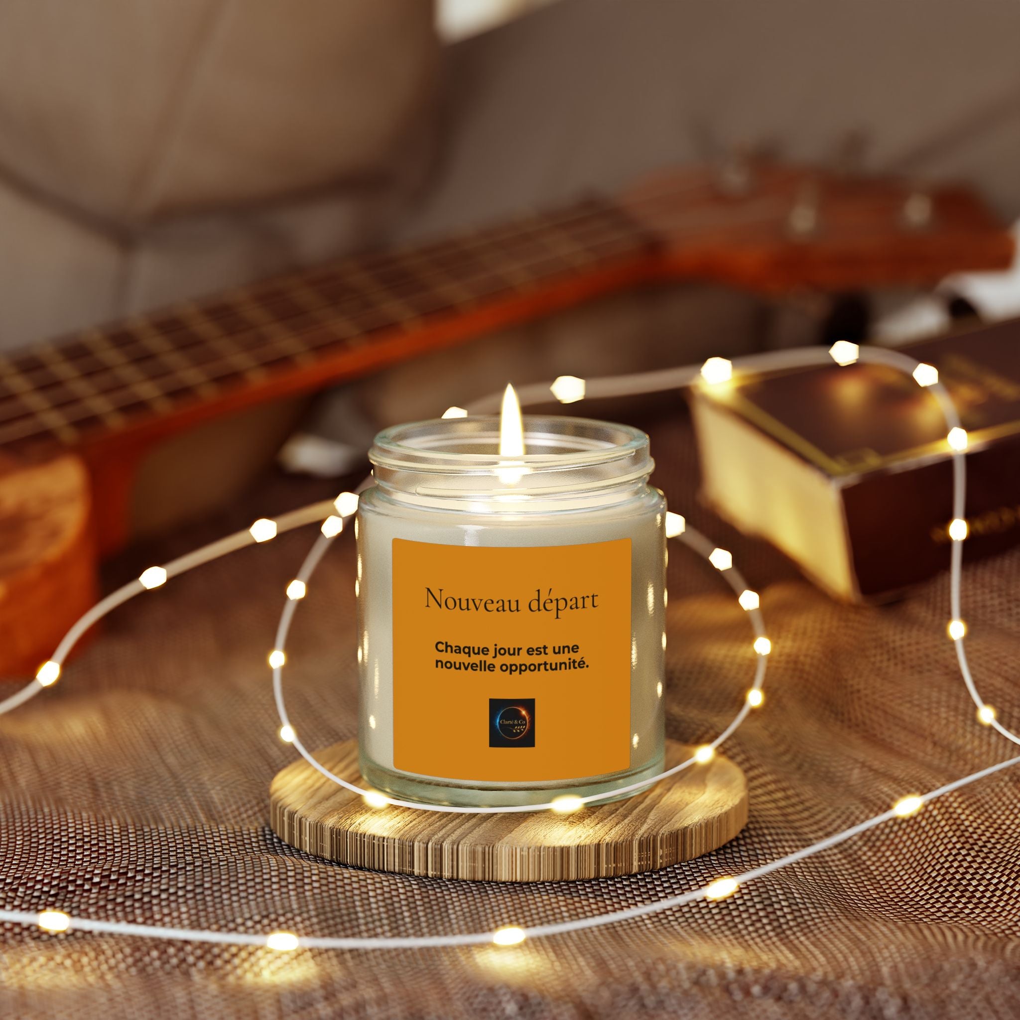 Bougie Nouveau départ - Parfum Mangue Coco