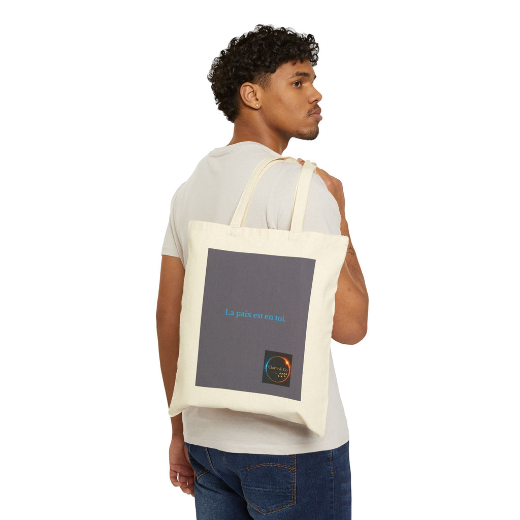 La quete est un rite Tote Bag | French text, minimalist design