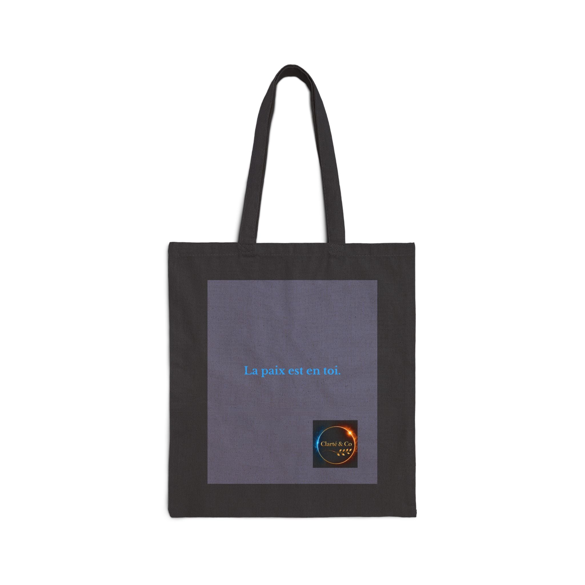 La quete est un rite Tote Bag | French text, minimalist design