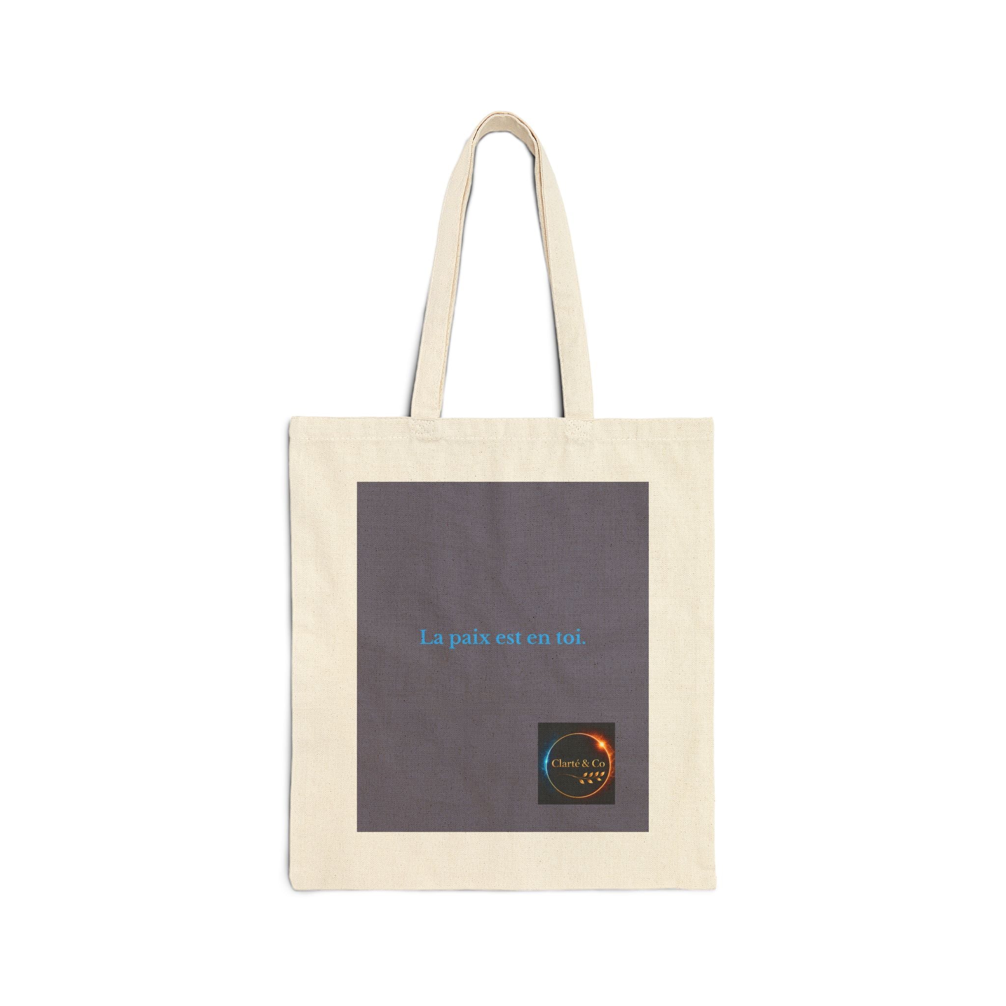 La quete est un rite Tote Bag | French text, minimalist design