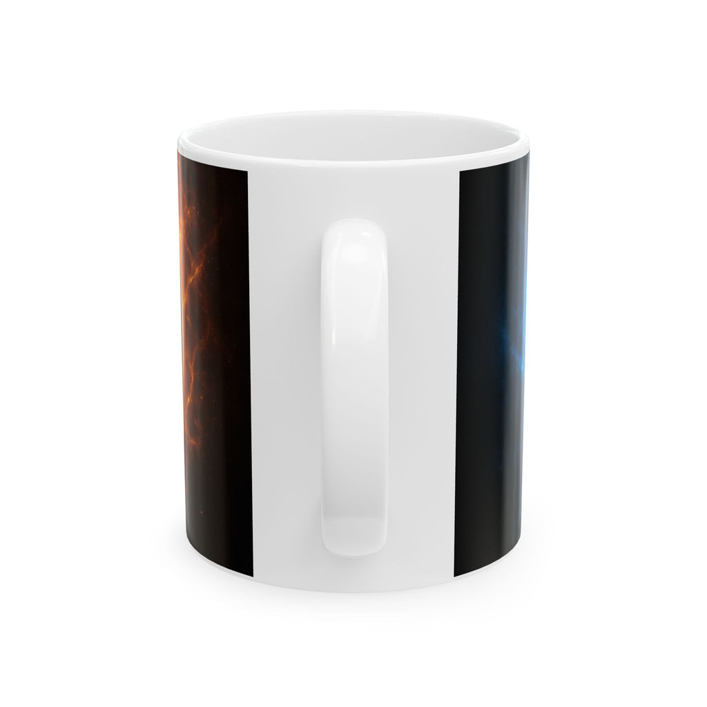 Gold Laurel Accent Clarté & Co Mug | Ceramic Coffee Cup