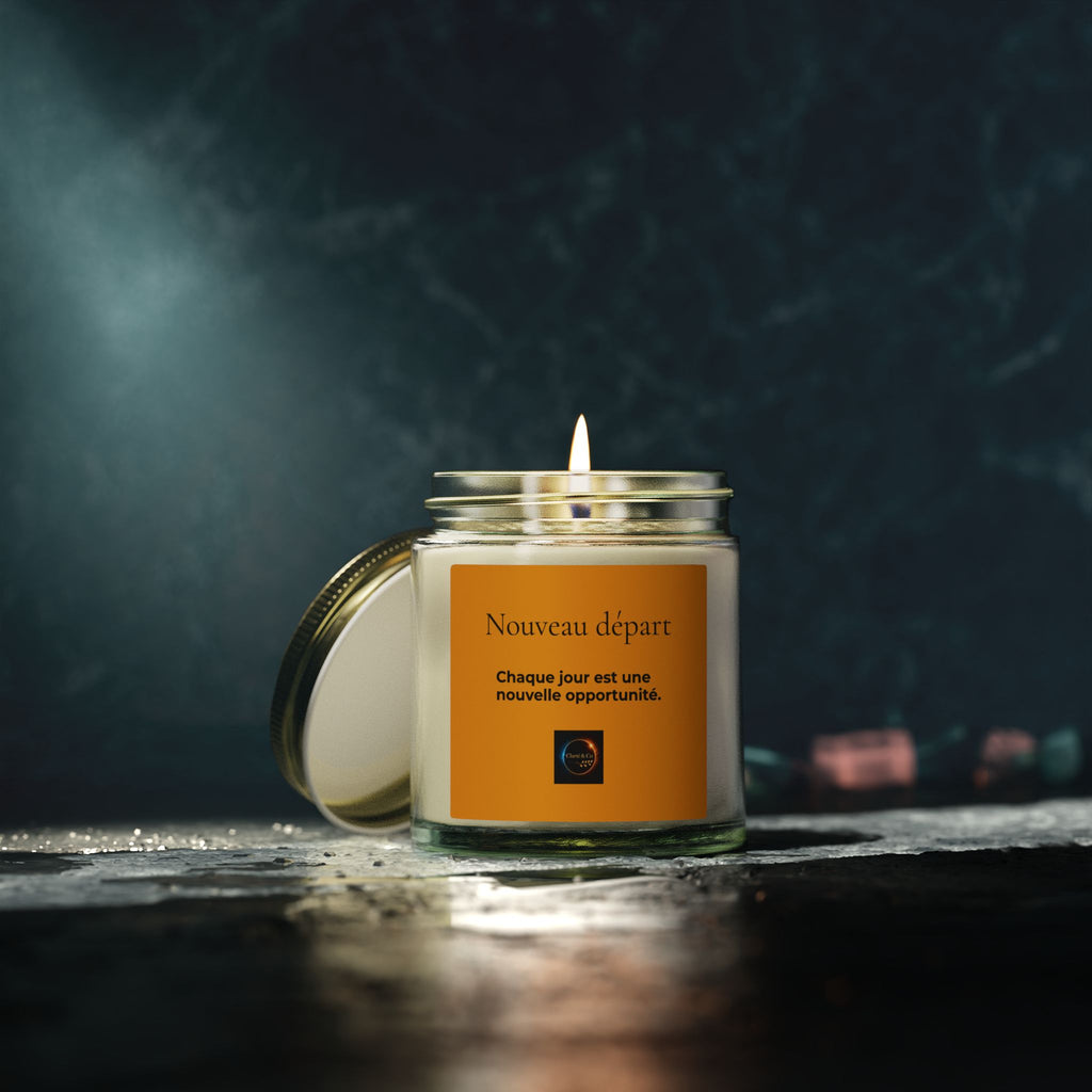 Bougie Nouveau départ - Parfum Mangue Coco