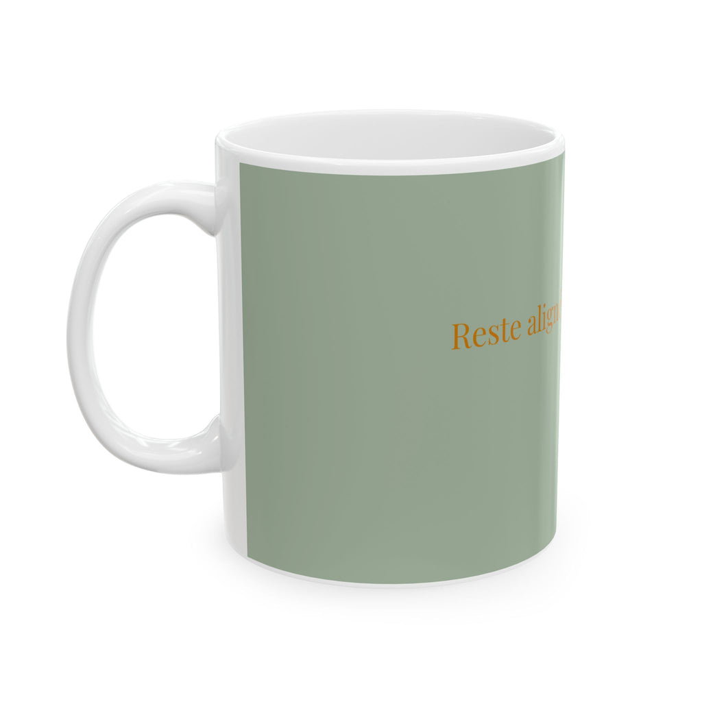 sois reste aligné avec toi-même Mug | French mantra ceramic mug