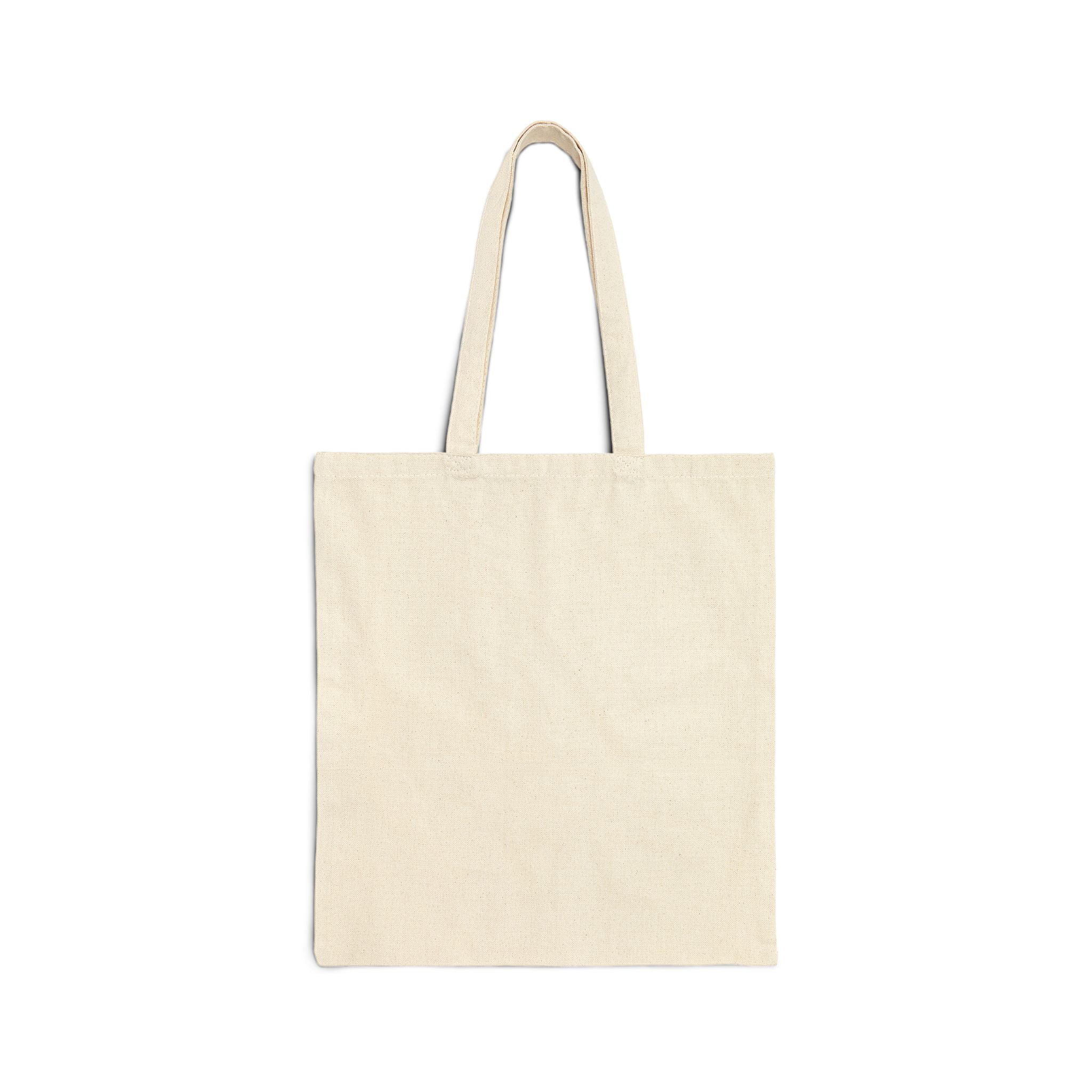 La constance construit Tote Bag | French text canvas tote