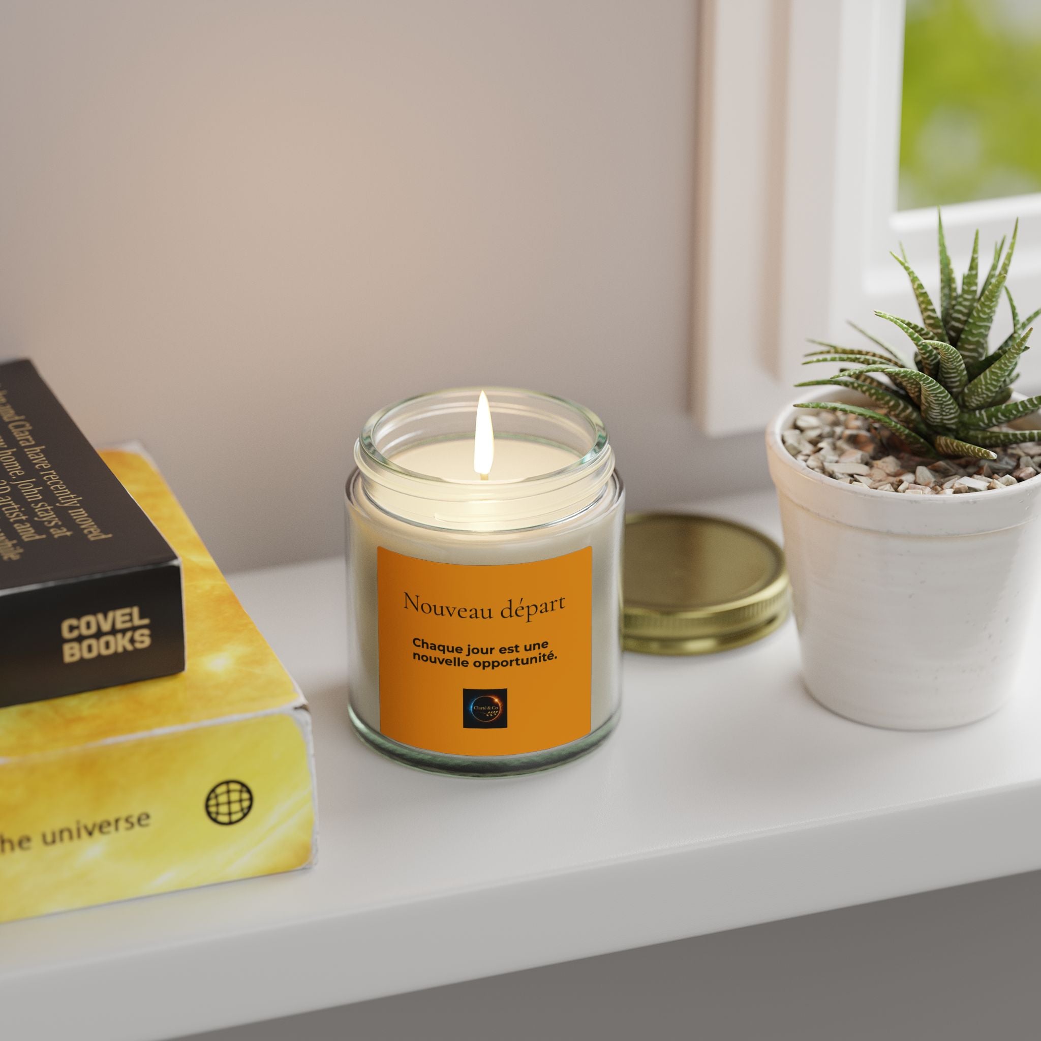 Bougie Nouveau départ - Parfum Mangue Coco