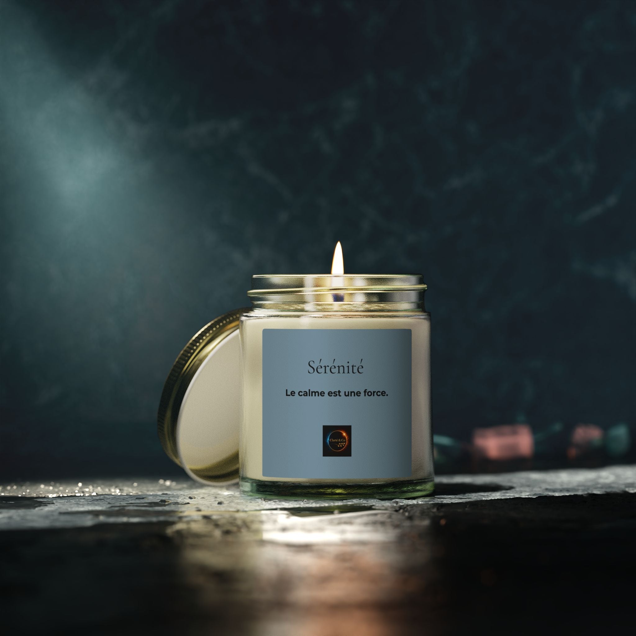 Bougie Sérénité - Parfum Musc Cachemire