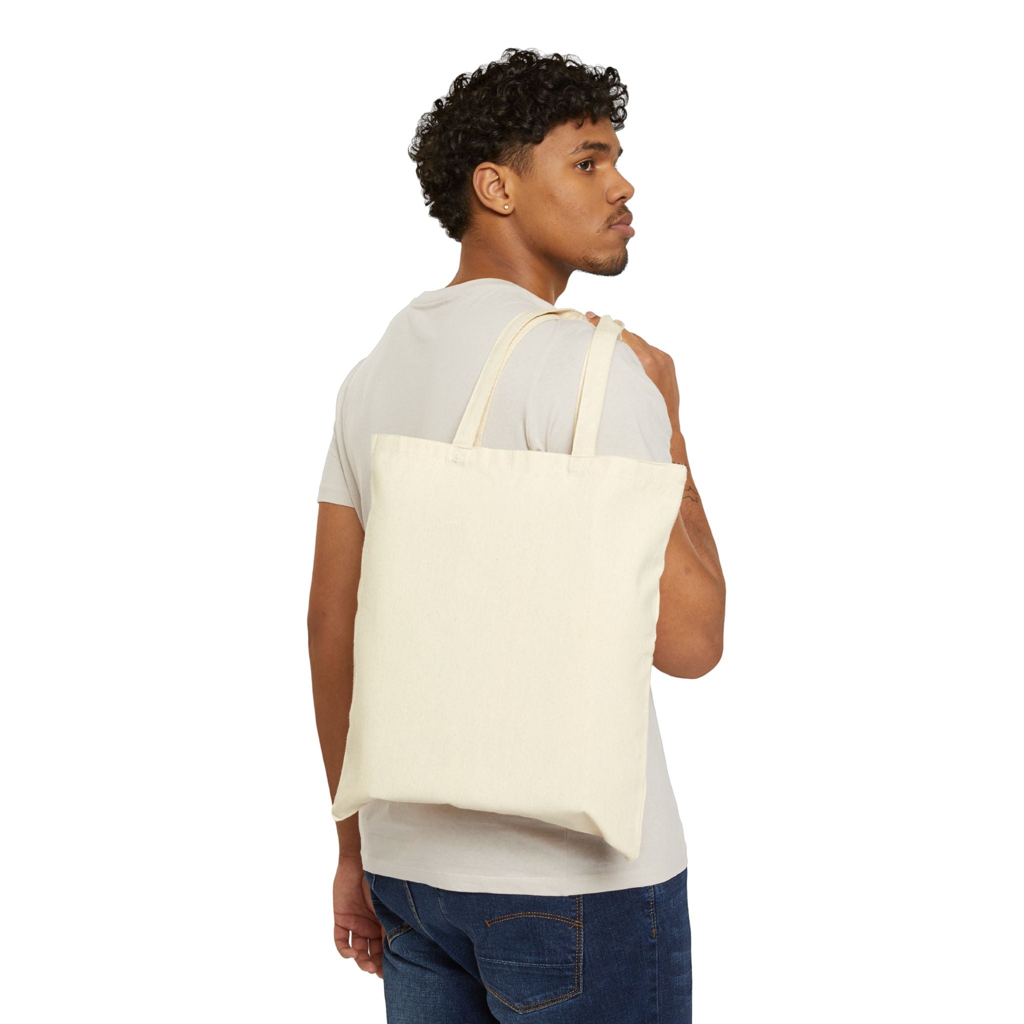 La constance construit Tote Bag | French text canvas tote