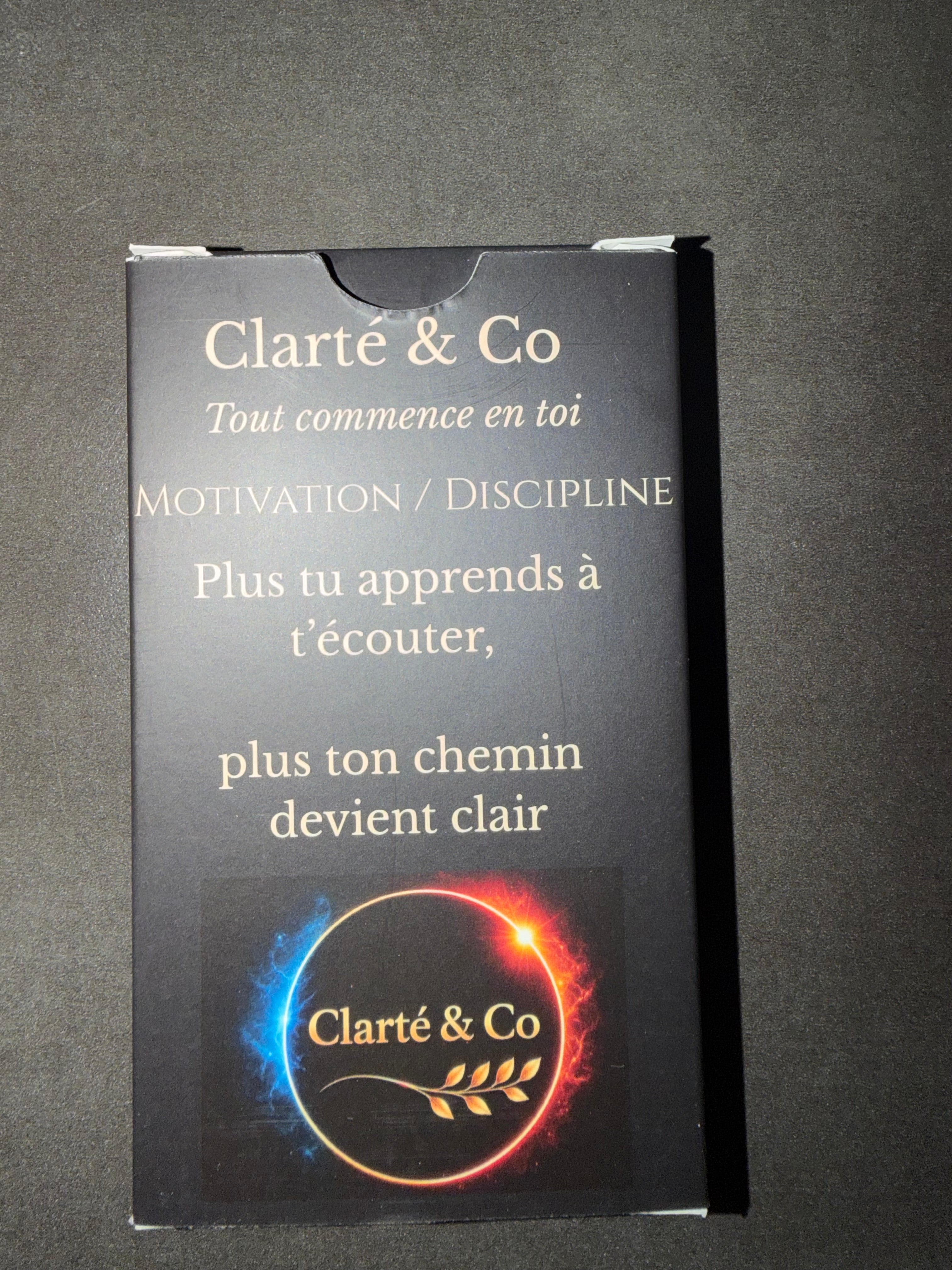 Jeux de société Clarté & Co Thème motivation et discipline