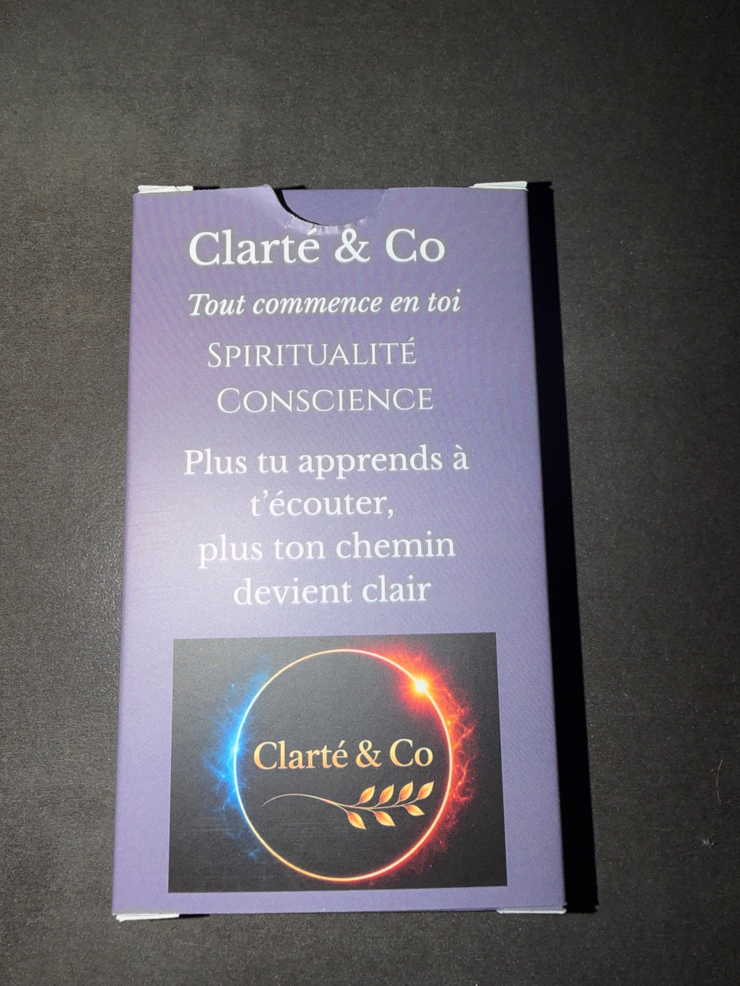 Jeux de société Clarté & Co Thème spiritualité et conscience