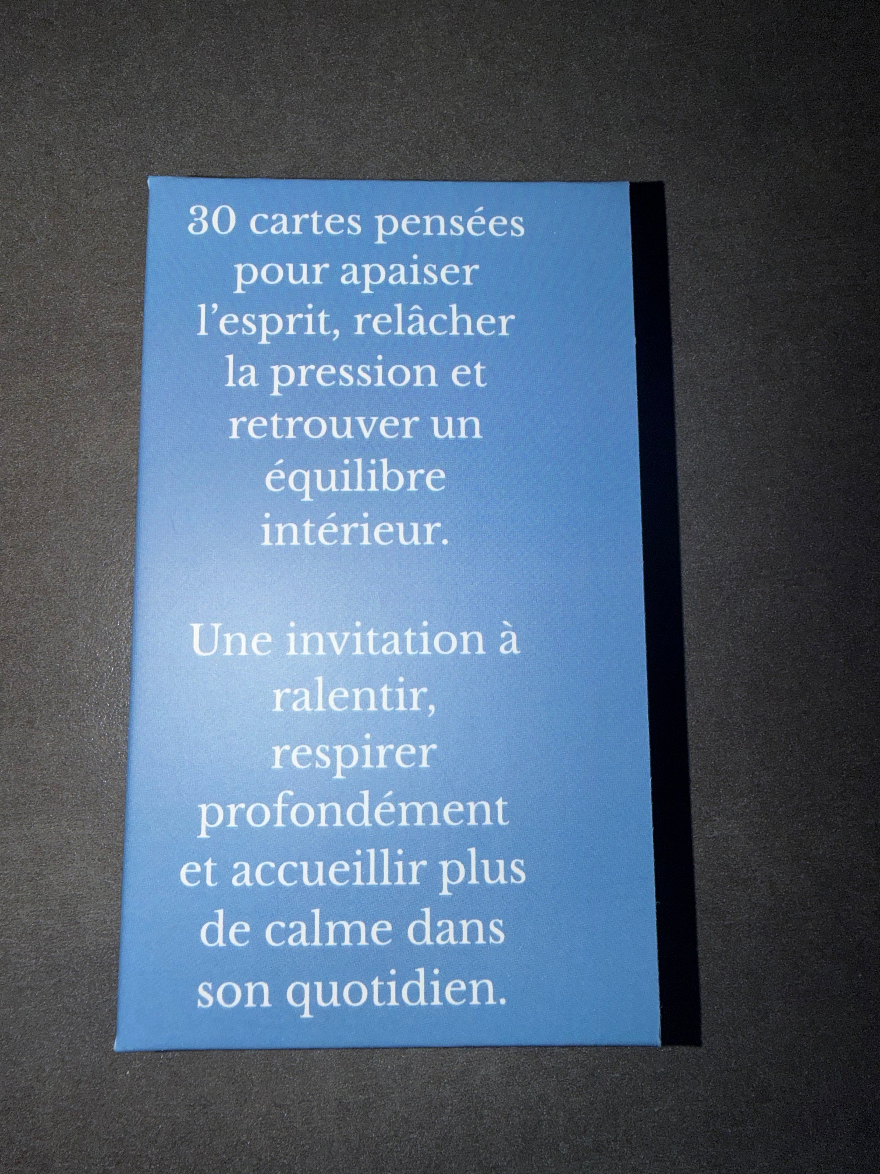 Jeux de société Clarté & Co Thème Stress et apaisement