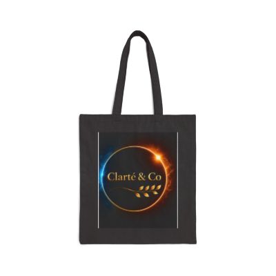 Solar Eclipse Logo Tote Bag | Clarté & Co circular emblem