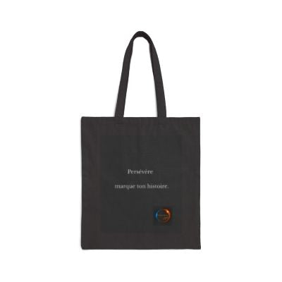 Persevere marque ton histoire Tote Bag | French inspirational text, minimalist design
